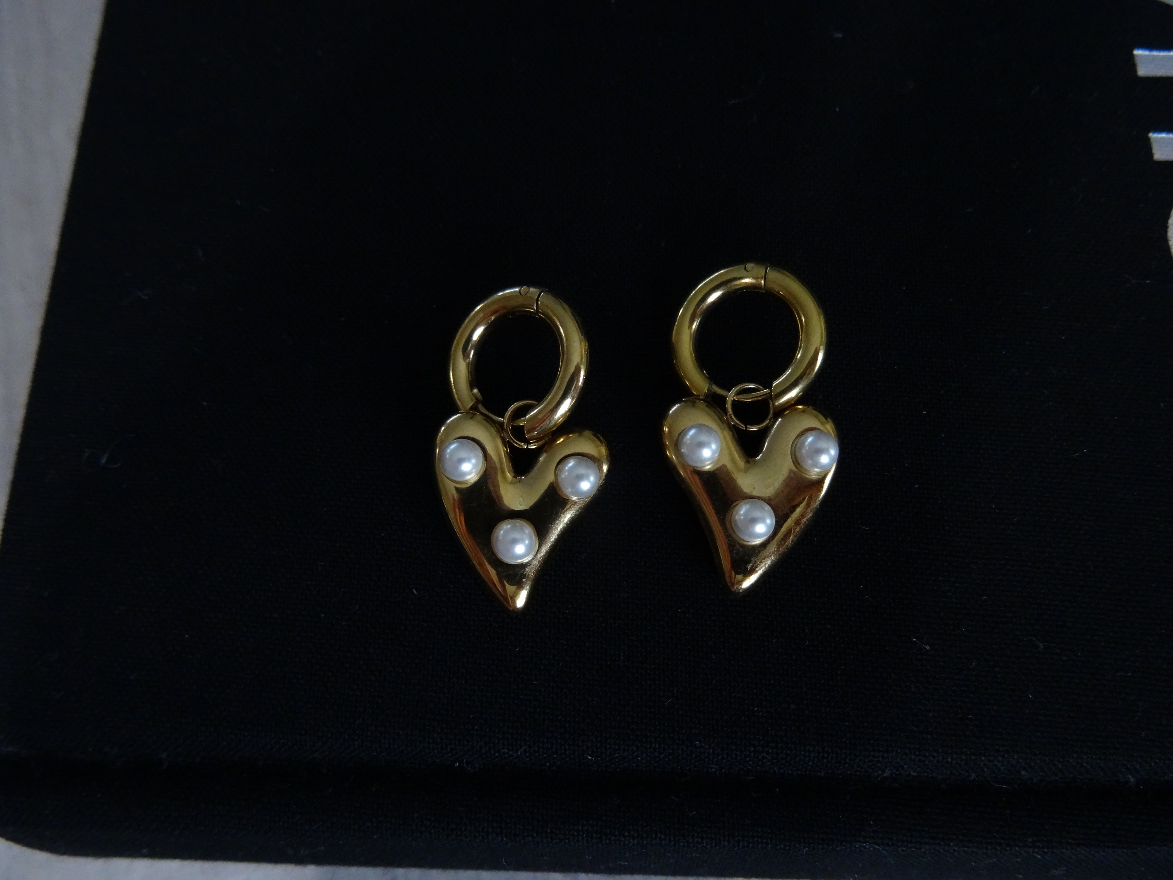 Pearl of My Heart Gouden Oorbellen