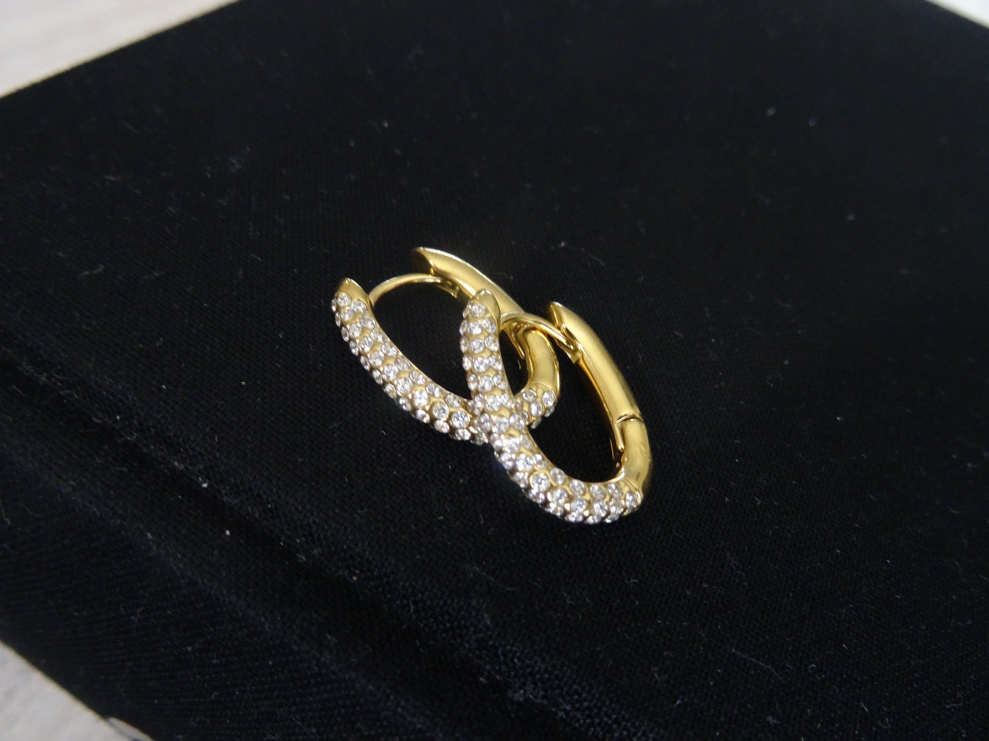 Elegante Ovale Glamour Hoops