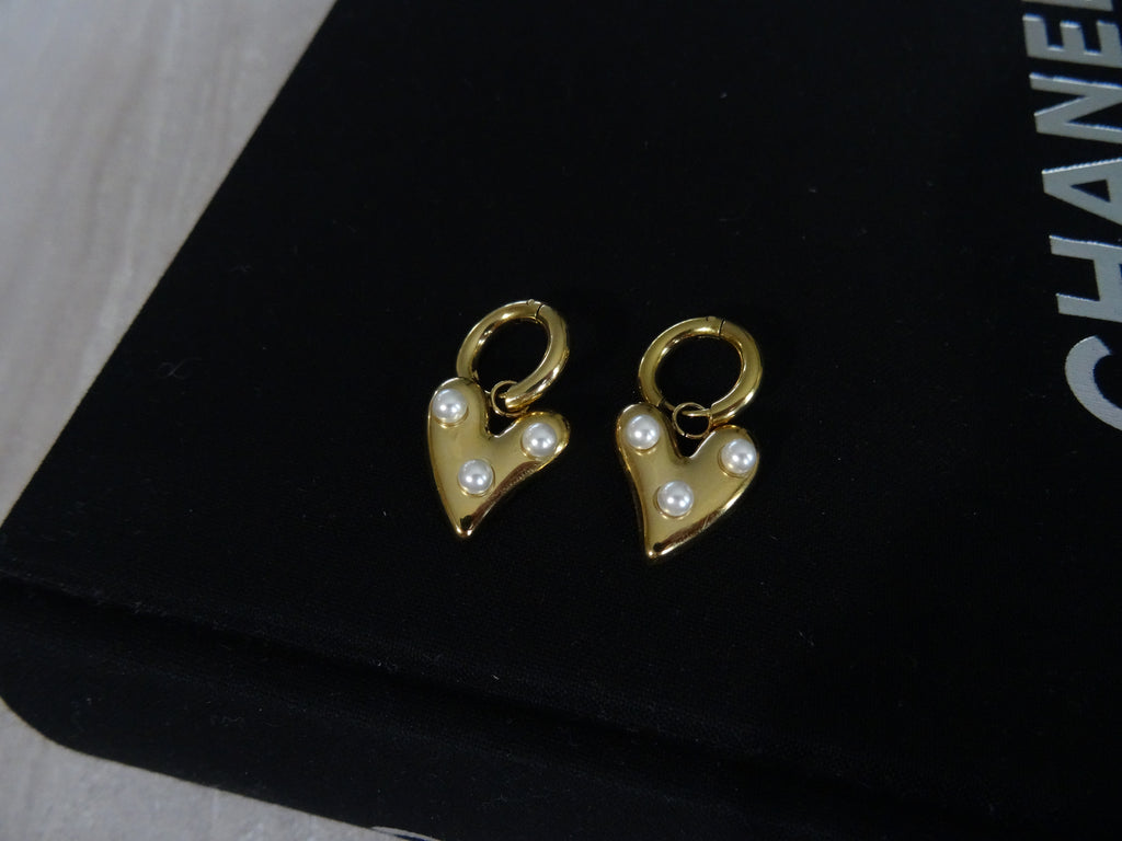Pearl of My Heart Gouden Oorbellen