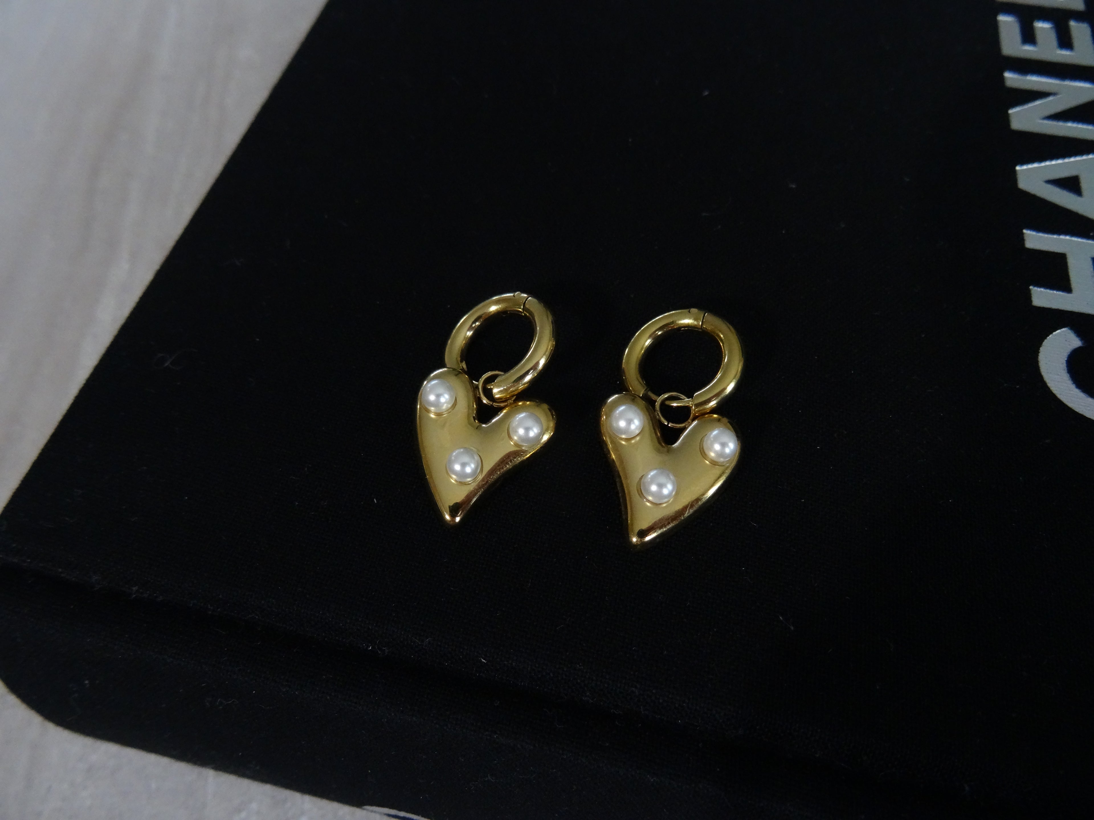 Pearl of My Heart Gouden Oorbellen