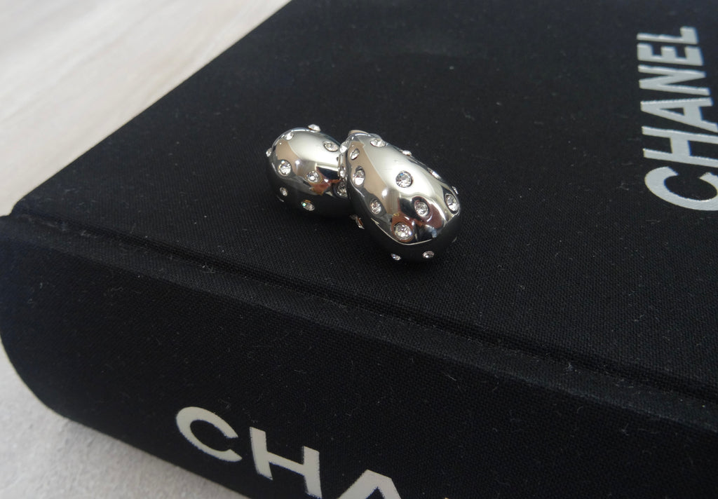 Chunky Zilveren Teardrops