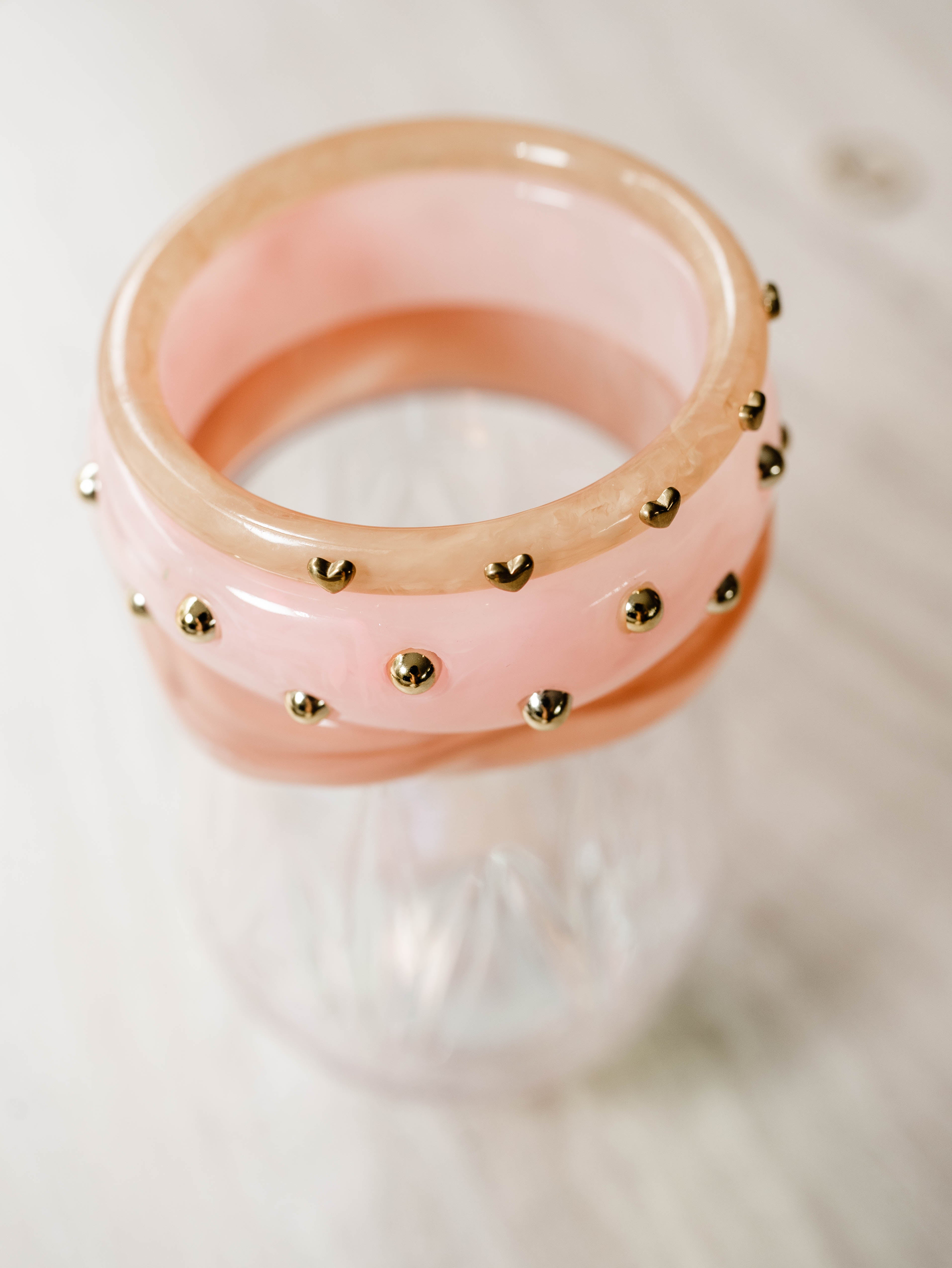 Pink Bubble Bangle