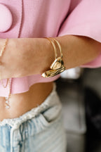 Organic Gold Cuff