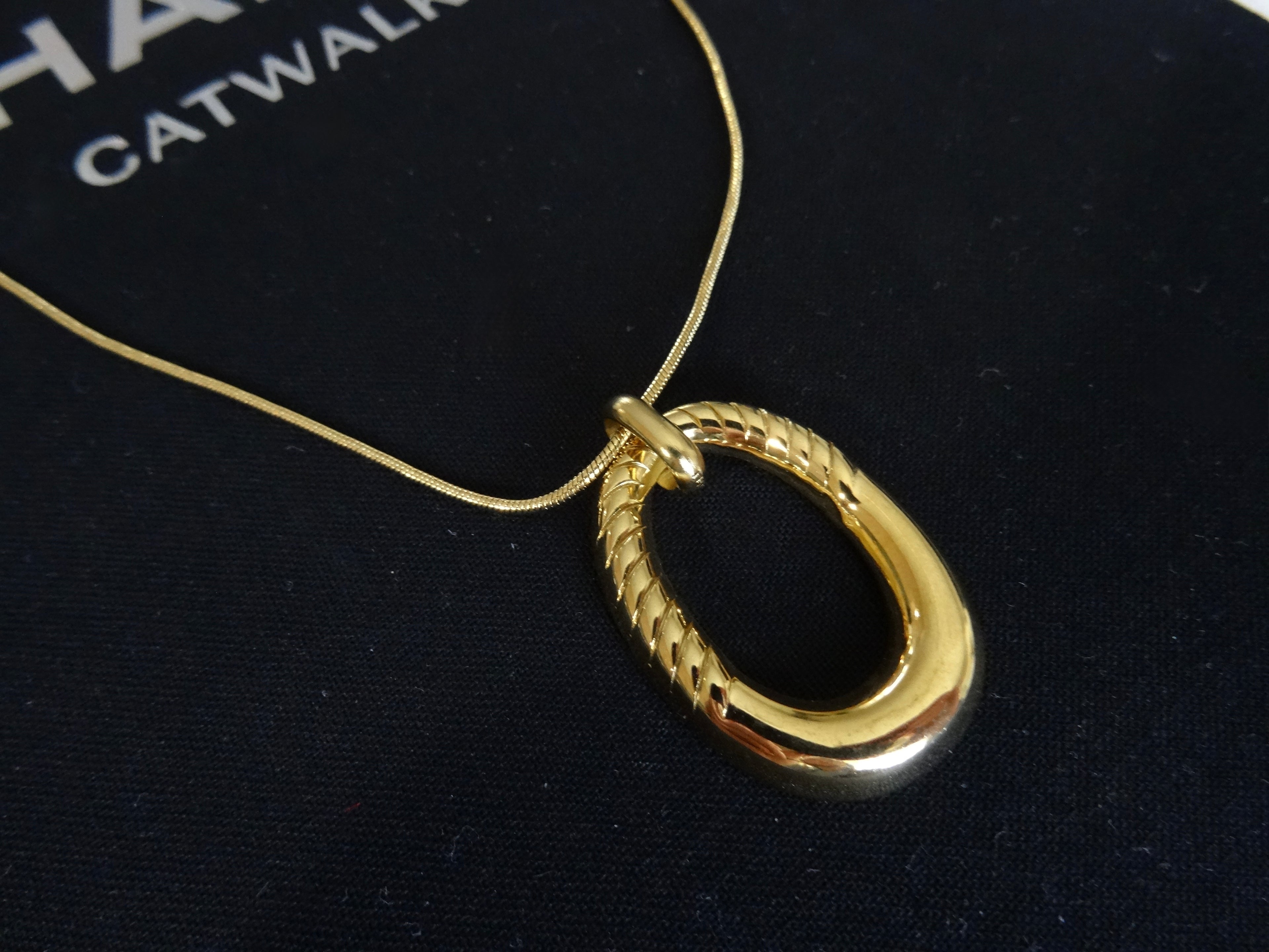 Statement Ketting met Gedraaide Ovaal