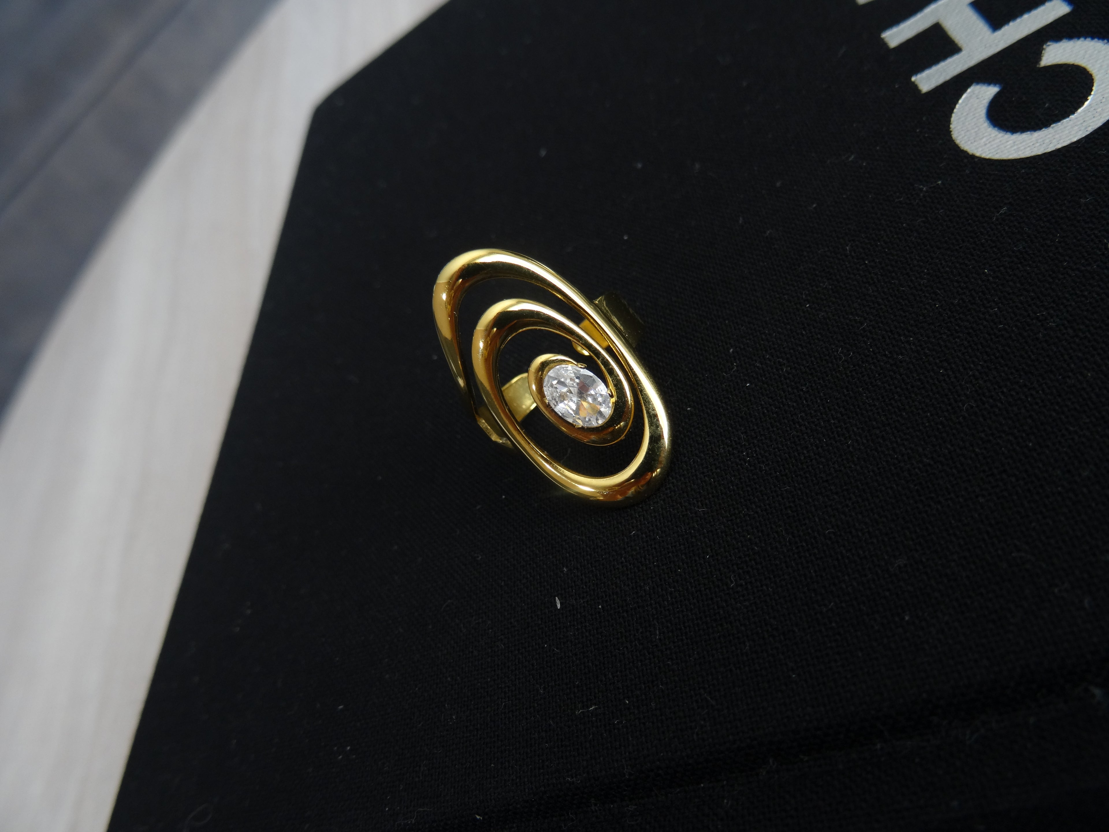 Ocean Wave Statement Ring